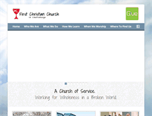 Tablet Screenshot of firstchristian-chat.com